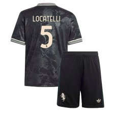Juventus Manuel Locatelli #5 Tredjedraktsett Barn 2025-26 Kortermet (+ korte bukser)